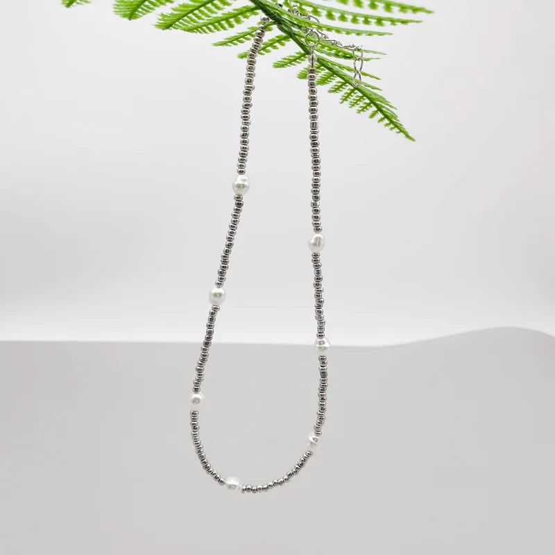 Bead Pearl Necklace