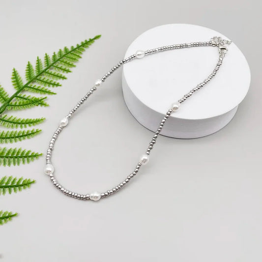 Bead Pearl Necklace
