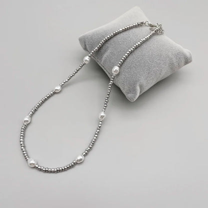 Bead Pearl Necklace