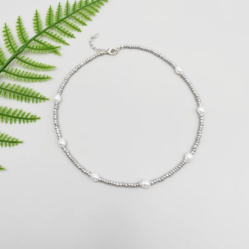 Bead Pearl Necklace