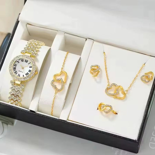 Gold Heart Set
