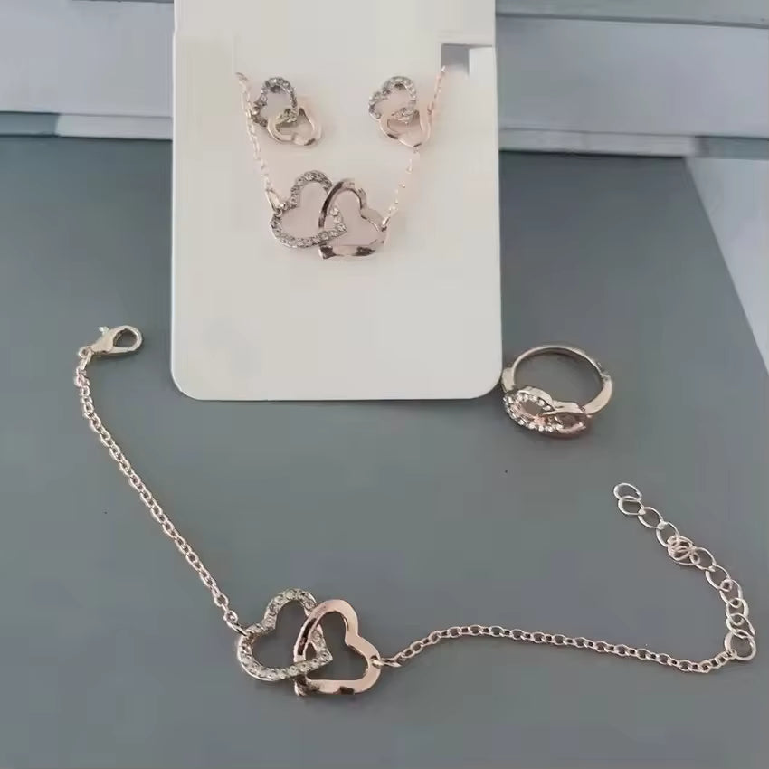 Gold Heart Set