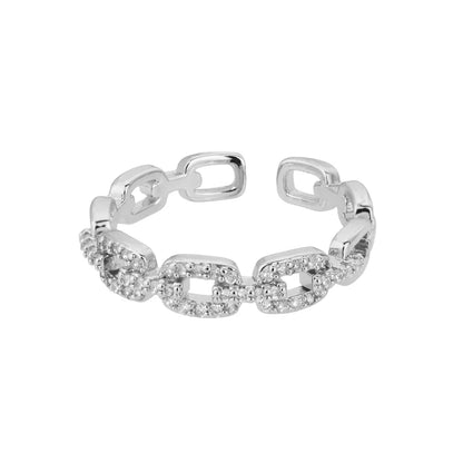 Layered zircon ring