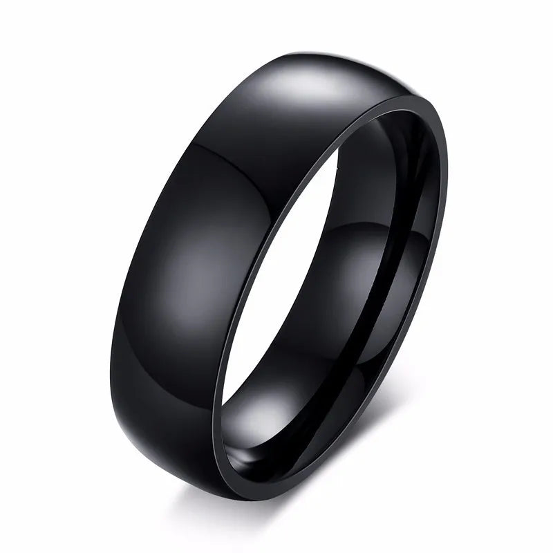Classic gold band ring