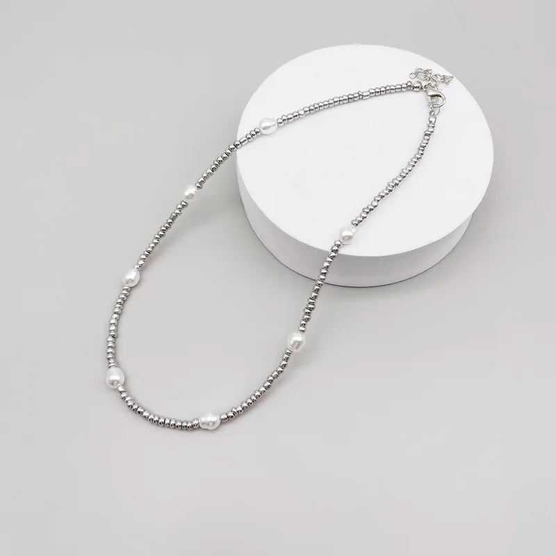 Bead Pearl Necklace