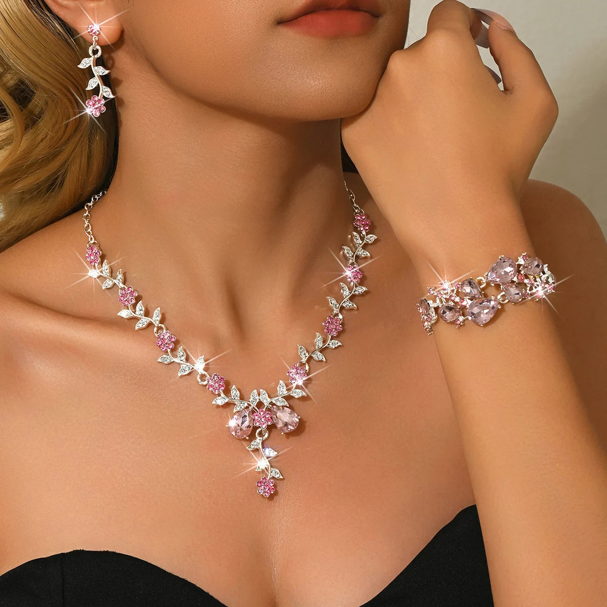 Crystal Leaf Set