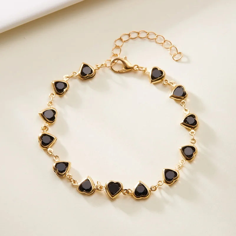 Red heart bracelet