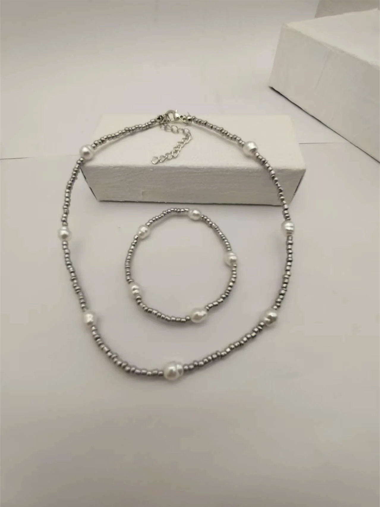 Bead Pearl Necklace