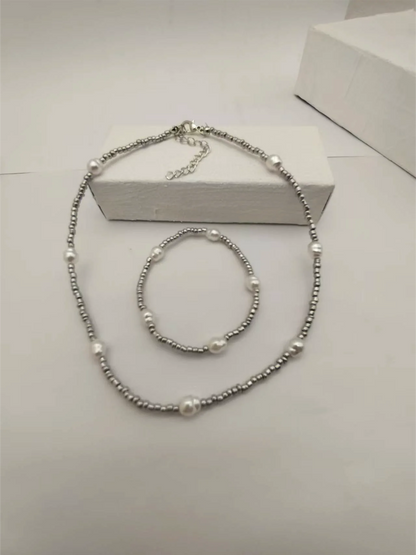 Bead Pearl Necklace