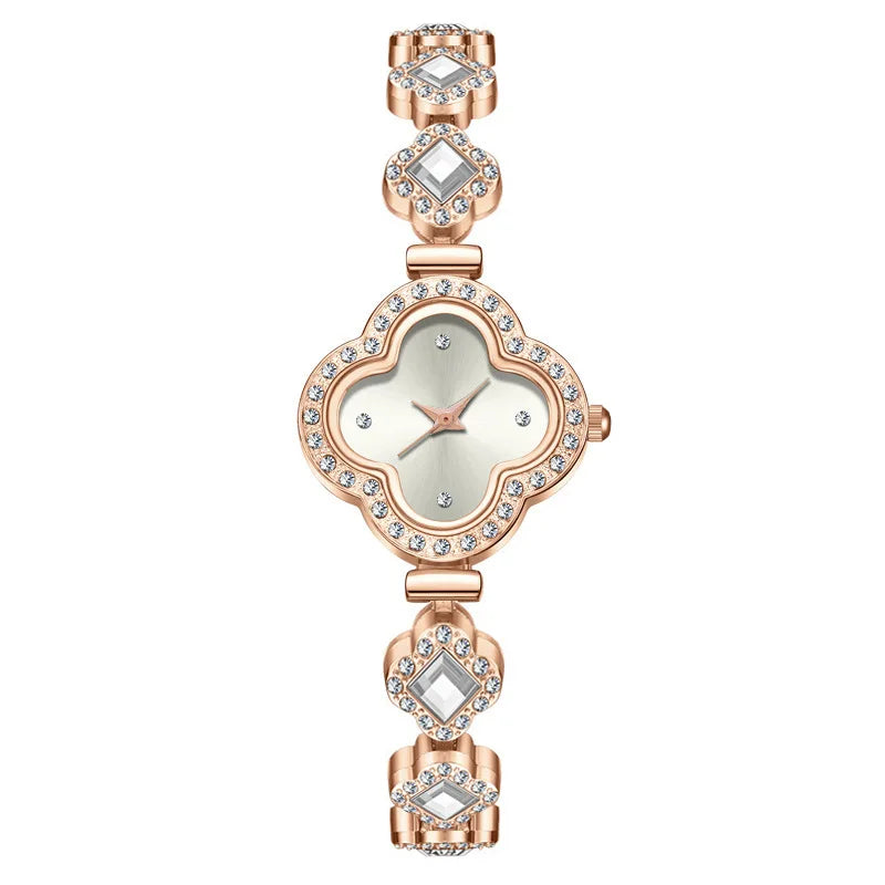 Pearl Clover Drawstring Watch