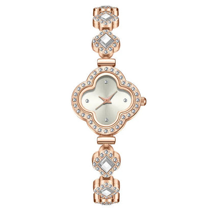 Pearl Clover Drawstring Watch