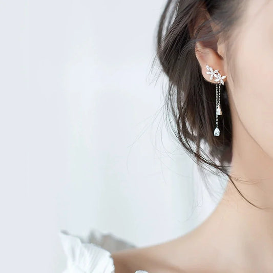 Tassel Flower Earrings