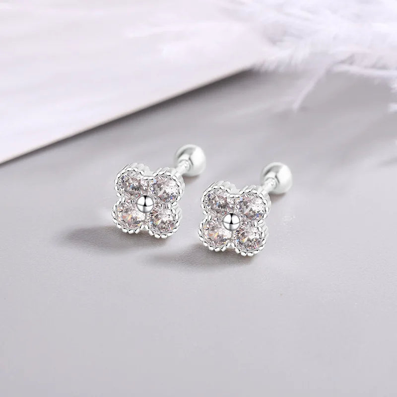 Four Round Earrings