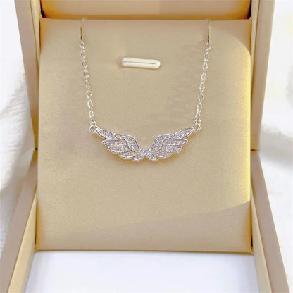 Angel Wing Steel Necklace