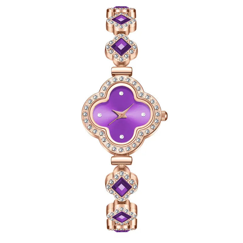 Pearl Clover Drawstring Watch