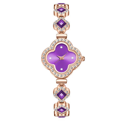 Pearl Clover Drawstring Watch