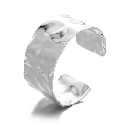 Gold Stainless Steel Cuff Bangle