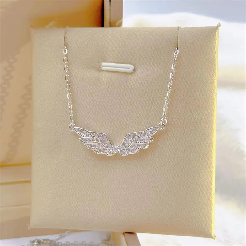 Angel Wing Steel Necklace