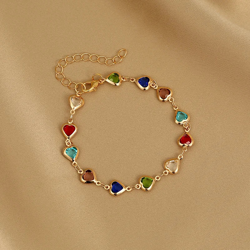 Red heart bracelet