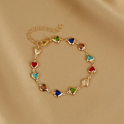 Red heart bracelet