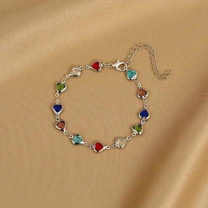 Red heart bracelet