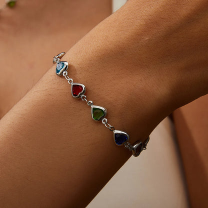 Red heart bracelet