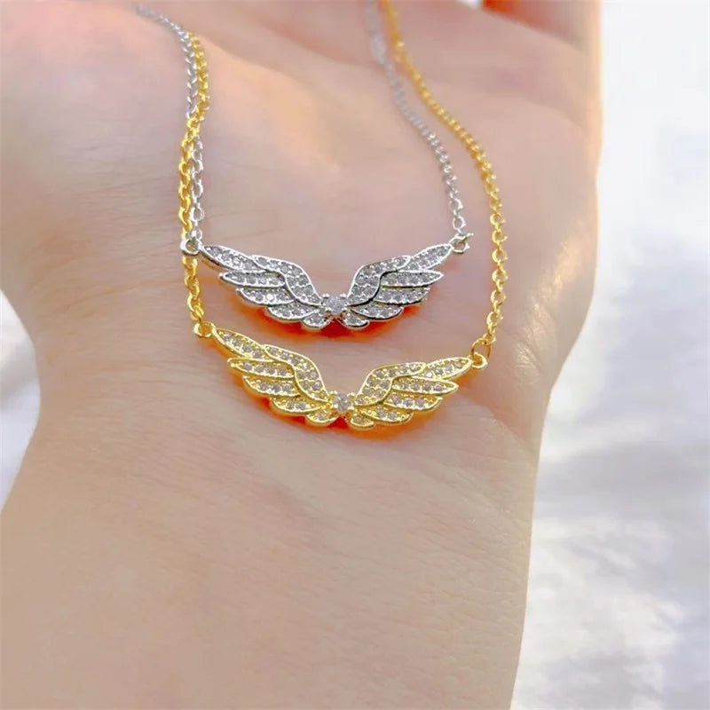 Angel Wing Steel Necklace