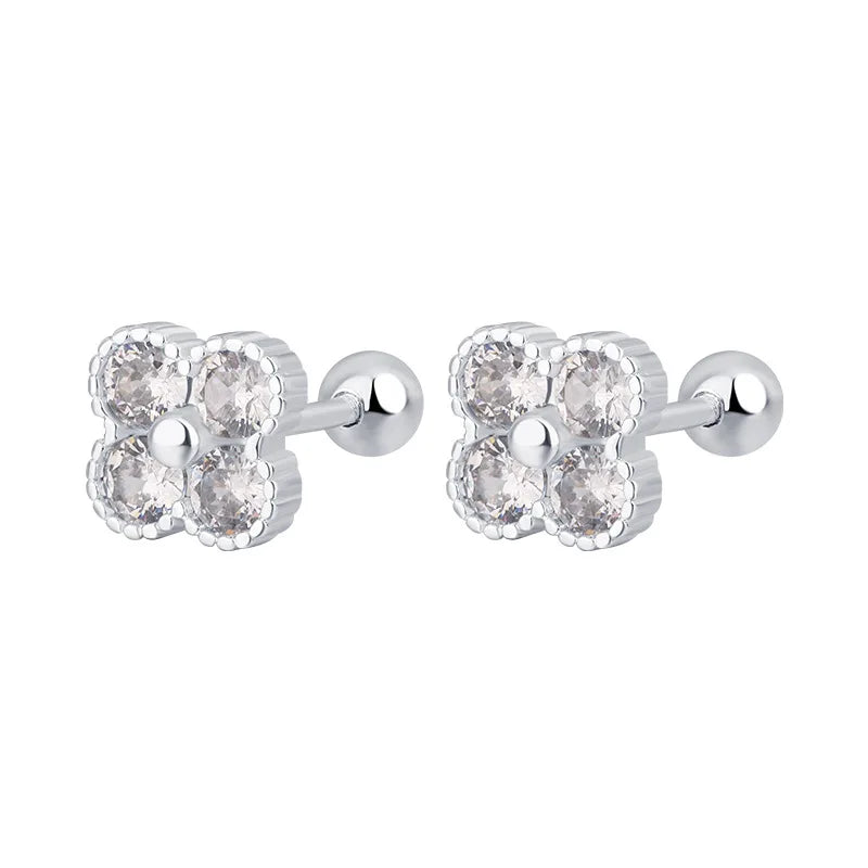 Four Round Earrings