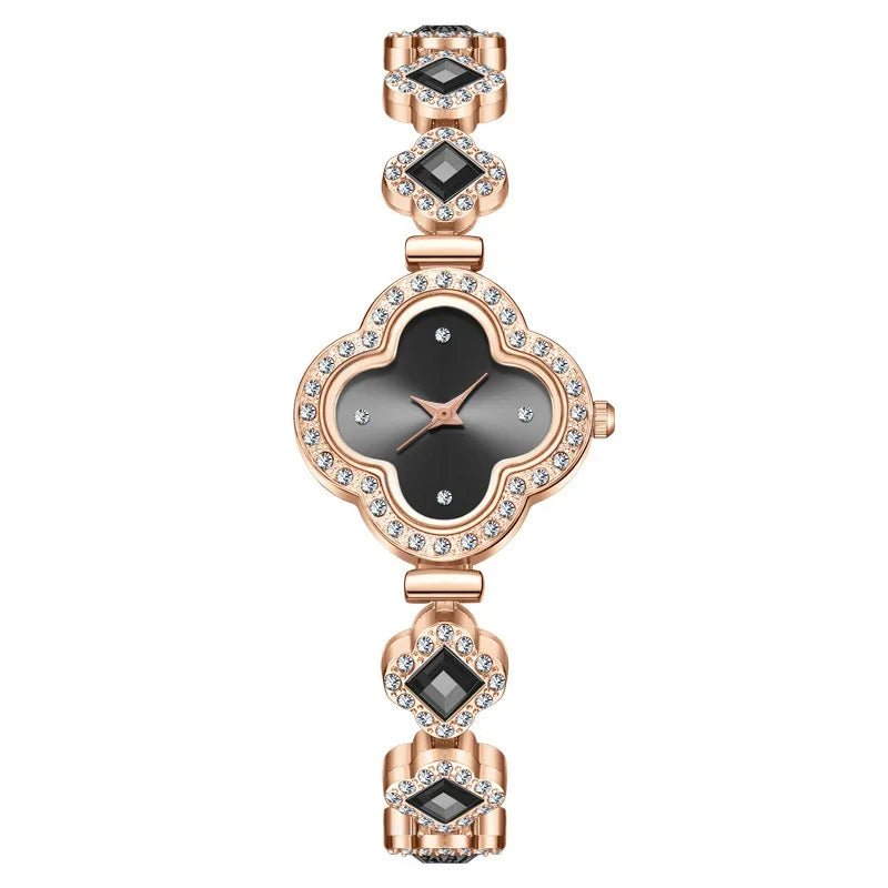 Pearl Clover Drawstring Watch