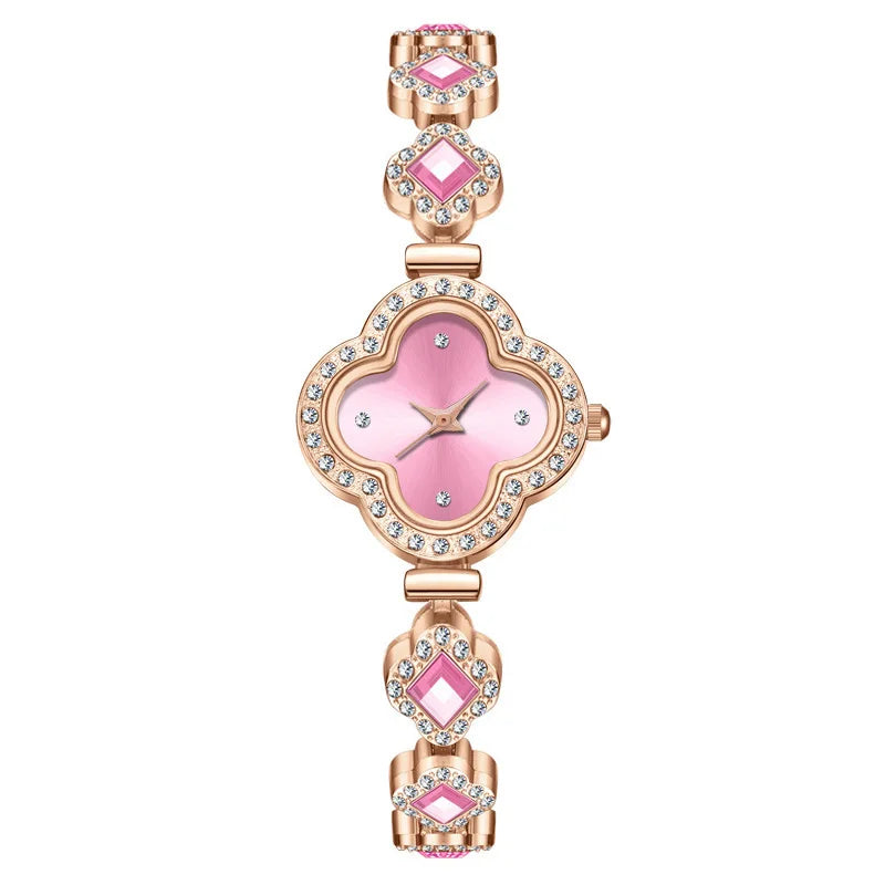 Pearl Clover Drawstring Watch