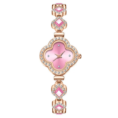 Pearl Clover Drawstring Watch