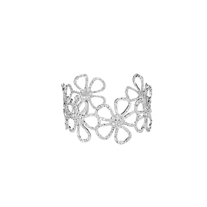 Gold Stainless Steel Cuff Bangle