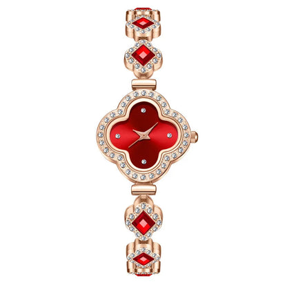 Pearl Clover Drawstring Watch