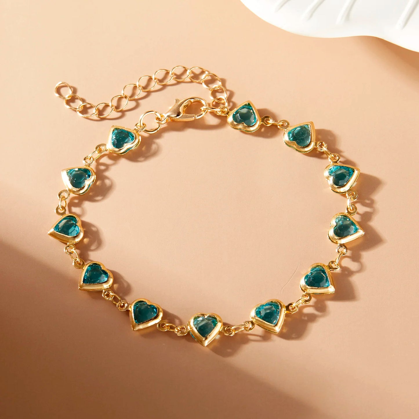 Red heart bracelet