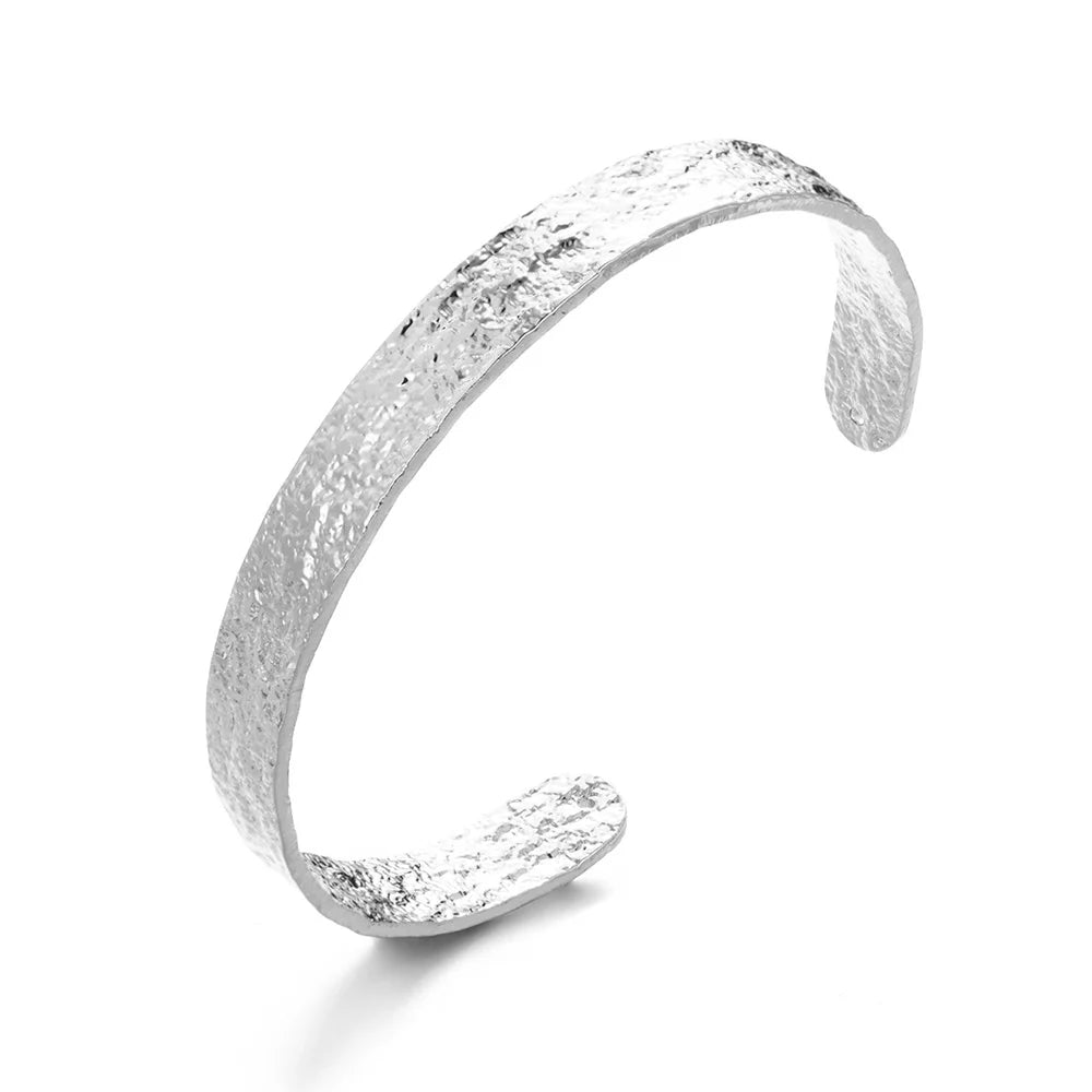 Gold Stainless Steel Cuff Bangle