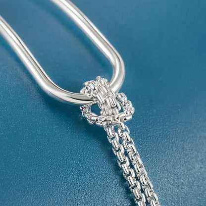 Silver Geometric Bracelet