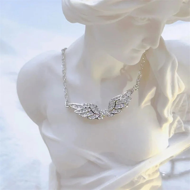 Angel Wing Steel Necklace